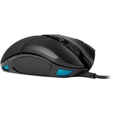 Corsair Nightsword RGB mus Højre hånd USB Type-A Optisk 18000 dpi, Gaming mus Sort, Højre hånd, Optisk, USB Type-A, 18000 dpi, Sort