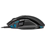 Corsair Nightsword RGB mus Højre hånd USB Type-A Optisk 18000 dpi, Gaming mus Sort, Højre hånd, Optisk, USB Type-A, 18000 dpi, Sort