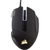 Corsair Scimitar RGB Elite mus Højre hånd USB Type-A Optisk 18000 dpi, Gaming mus Sort, Højre hånd, Optisk, USB Type-A, 18000 dpi, Sort