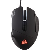 Corsair Scimitar RGB Elite mus Højre hånd USB Type-A Optisk 18000 dpi, Gaming mus Sort, Højre hånd, Optisk, USB Type-A, 18000 dpi, Sort