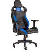 Corsair T1 Race PC gamingstol Sort, Blå, Spil pladser Sort/Blå, PC gamingstol, 120 kg, Væddeløb, Nylon, Sort, Metal