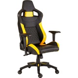 Corsair T1 Race PC gamingstol Sort, Gul, Spil pladser Sort/Gul, PC gamingstol, 120 kg, Væddeløb, Nylon, Sort, Metal
