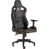 Corsair T1 Race PC gamingstol Sort, Spil pladser Sort, PC gamingstol, 120 kg, Væddeløb, Nylon, Sort, Metal