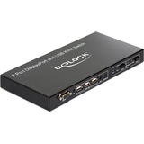DeLOCK 11367 KVM Switch Sort, KVM-switchen Sort, 1920 x 1080 pixel, Sort
