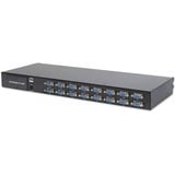 Digitus DS-72210-3GE rack-konsol 43,2 cm (17") 1280 x 1024 pixel Sort 1U, KVM-switchen 43,2 cm (17"), 1280 x 1024 pixel, 1000:1, TFT, 16,78 millioner farver, VGA