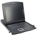 Digitus DS-72210 rack-konsol 43,2 cm (17") 1280 x 1024 pixel Sort 1U, KVM-switchen 43,2 cm (17"), 1280 x 1024 pixel, 1000:1, TFT, 16,78 millioner farver, Cat 5