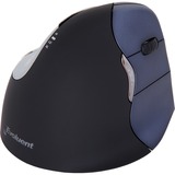 Evoluent Evoluent 4 Right Bluetooth mus Spil Højre hånd Optisk 2600 dpi Sort/Blå, Højre hånd, Optisk, Bluetooth, 2600 dpi, Hvid