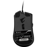 GIGABYTE AORUS M3 mus Højre hånd USB Type-A Optisk 6400 dpi, Gaming mus Sort (mat), Højre hånd, Optisk, USB Type-A, 6400 dpi, 12500 fps, Sort