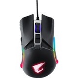 GIGABYTE AORUS M5 mus Højre hånd USB Type-A Optisk 16000 dpi, Gaming mus Sort, Højre hånd, Optisk, USB Type-A, 16000 dpi, Sort