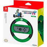 HORI Mario Kart 8 Deluxe Racing Wheel Luigi, Nintendo Switch Racerhjul, Mount Grøn/Sort, Nintendo Switch, Nintendo Switch, Racerhjul, Grøn, Kasse