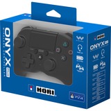 HORI ONYX Plus Sort Bluetooth Flysimulator Analog PlayStation 4, Gamepad Sort, Flysimulator, PlayStation 4, Hjemknap, Knappen Menu, Knappen Start, Analog, Kabel & trådløs, Bluetooth