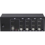 Inter-Tech AS-42HA HDMI KVM Switch Sort, KVM-switchen 1920 x 1440 pixel, Full HD+, Sort