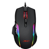 Inter-Tech GT-200 RGB mus Højre hånd USB Type-A 7200 dpi, Gaming mus Sort, Højre hånd, USB Type-A, 7200 dpi, Sort