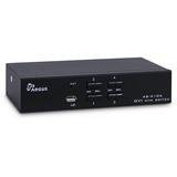 Inter-Tech KVM AS-41DA DVI KVM Switch Sort, KVM-switchen 1920 x 1200 pixel, Fuld HD, Sort