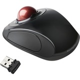 Kensington Orbit™ Wireless Trackball Mobile Sort/Rød, Ambidextrous, Trackball, RF trådløst, Sort