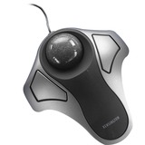 Kensington Orbit™ optisk kabelforbundet trackball Sølv/Sort, Ambidextrous, Trackball, USB Type-A, Sølv