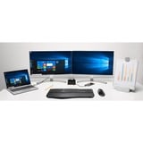 Kensington Pro Fit Ergo tastatur Bluetooth Sort, DE-layout, Trådløs, Bluetooth