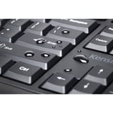 Kensington Pro Fit Ergo tastatur Bluetooth Sort, DE-layout, Trådløs, Bluetooth