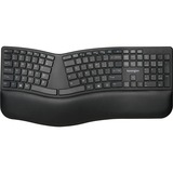 Kensington Pro Fit Ergo tastatur RF trådløs + USB QWERTZ Tysk Sort Sort, DE-layout, Fuld størrelse (100 %), RF trådløs + USB, QWERTZ, Sort