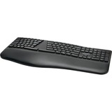 Kensington Pro Fit Ergo tastatur RF trådløs + USB QWERTZ Tysk Sort Sort, DE-layout, Fuld størrelse (100 %), RF trådløs + USB, QWERTZ, Sort