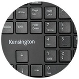 Kensington Pro Fit Ergo tastatur RF trådløs + USB QWERTZ Tysk Sort Sort, DE-layout, Fuld størrelse (100 %), RF trådløs + USB, QWERTZ, Sort