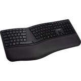 Kensington Pro Fit Ergo tastatur Universel RF trådløs + USB QWERTZ Tysk Sort Sort, DE-layout, Fuld størrelse (100 %), Kabel & trådløs, RF trådløs + USB, QWERTZ, Sort