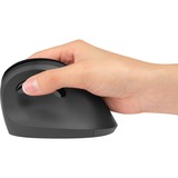 Kensington Pro Fit® Ergo lodret trådløs mus Sort, Højre hånd, Optisk, RF trådløst, 1600 dpi, Sort