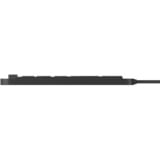 KeySonic KSK-6231 INEL (DE) tastatur Industriel USB QWERTZ Tysk Sort Sort, DE-layout, Fuld størrelse (100 %), Ledningsført, USB, Membran, QWERTZ, Sort