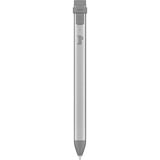 Logitech 914-000052 stylus pen Grå, Sølv 20 g, Intastnings stift Sølv/grå, Tablet, Apple, Grå, Sølv, iPad Pro 12.9" (3rd gen), iPad Pro 11", iPad (7th, 6th gen), iPad Air (3rd gen), iPad mini (5th gen), Acrylonitrilbutadienstyren, Aluminium, Silikone, Indbygget