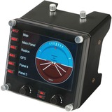 Logitech Flight Instrument Panel Sort USB 2.0 Flysimulator Analog/digital PC Sort, Flysimulator, PC, Analog/digital, Ledningsført, USB 2.0, Sort