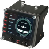 Logitech Flight Instrument Panel Sort USB 2.0 Flysimulator Analog/digital PC Sort, Flysimulator, PC, Analog/digital, Ledningsført, USB 2.0, Sort