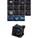 Logitech Flight Instrument Panel Sort USB 2.0 Flysimulator Analog/digital PC Sort, Flysimulator, PC, Analog/digital, Ledningsført, USB 2.0, Sort