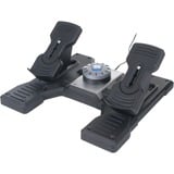 Logitech Flight Rudder Pedals Sort, Sølv USB 2.0 Flysimulator Analog/digital PC, Pedaler Flysimulator, PC, Analog/digital, Ledningsført, USB 2.0, Sort, Sølv