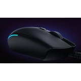 Logitech G203 Lightsync mus USB Type-A 8000 dpi, Gaming mus Sort, USB Type-A, 8000 dpi, 1 ms, Sort