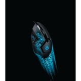 Logitech G402 Hyperion Fury mus USB Type-A Optisk 4000 dpi, Gaming mus Sort, Optisk, USB Type-A, 4000 dpi, 1 ms, Sort