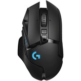 Logitech G502 mus RF trådløst 16000 dpi Højre hånd, Gaming mus Sort, Højre hånd, RF trådløst, 16000 dpi, Sort