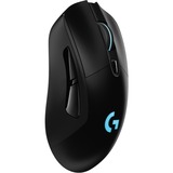 Logitech G703 Lightspeed mus Højre hånd RF trådløst Optisk 25600 dpi, Gaming mus Sort, Højre hånd, Optisk, RF trådløst, 25600 dpi, 1 ms, Sort