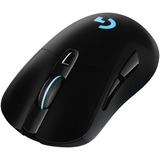 Logitech G703 Lightspeed mus Højre hånd RF trådløst Optisk 25600 dpi, Gaming mus Sort, Højre hånd, Optisk, RF trådløst, 25600 dpi, 1 ms, Sort