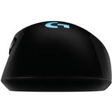 Logitech G703 Lightspeed mus Højre hånd RF trådløst Optisk 25600 dpi, Gaming mus Sort, Højre hånd, Optisk, RF trådløst, 25600 dpi, 1 ms, Sort