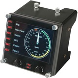 Logitech G Saitek Pro Flight Instrument Panel Sort, Sort, 118 mm, 145 mm, 100 mm, 400 g, 26,5 cm