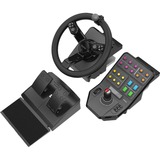 Logitech Heavy Equipment Bundle Sort USB 2.0 Rat + Pedaler Analog/digital PC, Simulator set Sort/grå, Rat + Pedaler, PC, Analog/digital, 900°, Ledningsført, USB 2.0