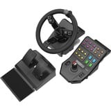 Logitech Heavy Equipment Bundle Sort USB 2.0 Rat + Pedaler Analog/digital PC, Simulatorsæt Sort/grå, Rat + Pedaler, PC, Analog/digital, 900°, Ledningsført, USB 2.0