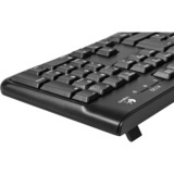 Logitech Keyboard K120 for Business tastatur USB QWERTZ Tysk Sort Sort, DE-layout, Gummi dome, Ledningsført, USB, QWERTZ, Sort