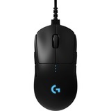 Logitech Pro Wireless mus Ambidextrous RF trådløst Optisk 25600 dpi, Gaming mus Sort, Ambidextrous, Optisk, RF trådløst, 25600 dpi, 1 ms, Sort