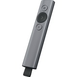 Logitech Spotlight Presentation Remote trådløs præsentationsenhed Bluetooth/RF Grå, Studievært Skifer, Bluetooth/RF, USB, 30 m, Grå