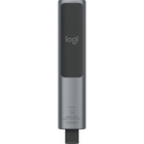 Logitech Spotlight trådløs præsentationsenhed Bluetooth/RF Grå, Studievært Bluetooth/RF, USB, 30 m, Grå