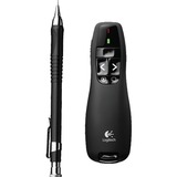 Logitech Wireless Presenter R400 trådløs præsentationsenhed RF Sort, Studievært Sort, RF, USB, 15 m, Sort