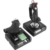 Logitech X52 USB Flysimulator, HOTAS Flysimulator, Ledningsført, USB, 253 mm, 366 mm, 228 mm