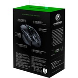 Razer Basilisk X HyperSpeed mus Højre hånd Bluetooth Optisk 16000 dpi, Gaming mus Sort, Højre hånd, Optisk, Bluetooth, 16000 dpi, Sort
