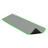 Razer Goiathus Extended Chroma Sort, Hvid Gaming musemåtte, Gaming Mus pad Hvid/grå, Sort, Hvid, Monoton, Skridsikker bund, Gaming musemåtte